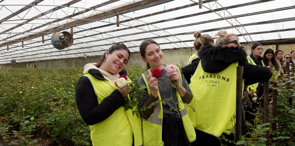 Field to bouquet, it couldn't get more local than that! - PSF students visit flower growers on an exclusive field trip