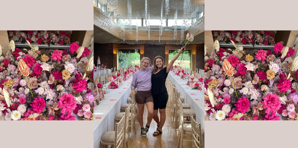Pearsons School of Floristry Graduates travel together to create magical UK wedding.