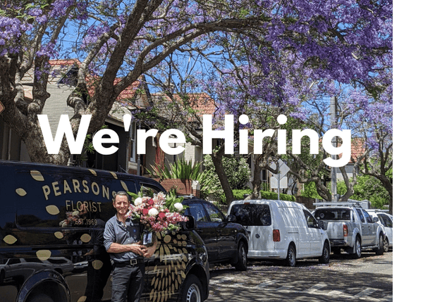 Pearsons are hiring Experienced Florists
